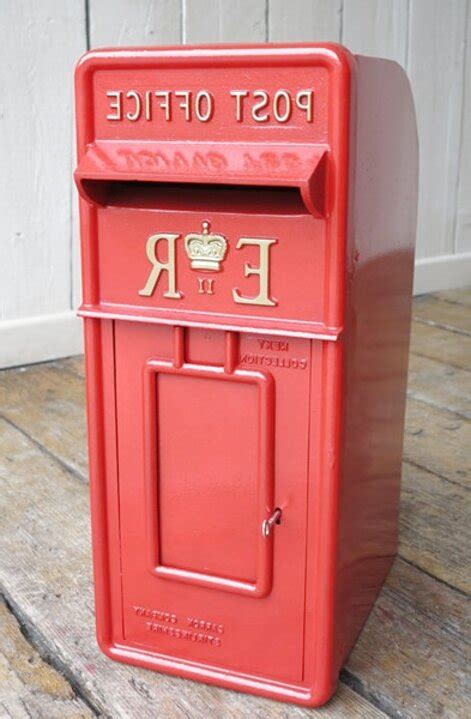 red metal antique post box|genuine post boxes for sale.